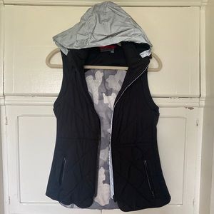 Athleta full-zip best with reflective hood